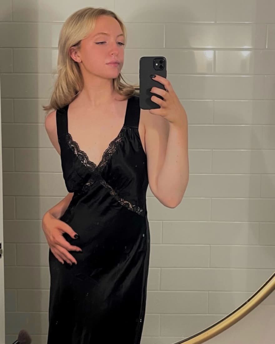 Reformation Chania Dress In Black - Image 4