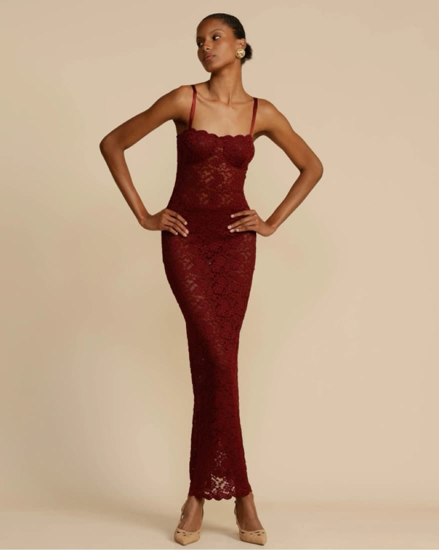 Arcina Ori Margot Dress Wine  - Image 3
