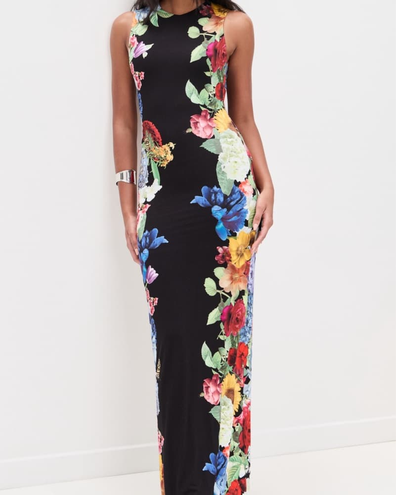 A+O Floral Maxi Dress - Image 1