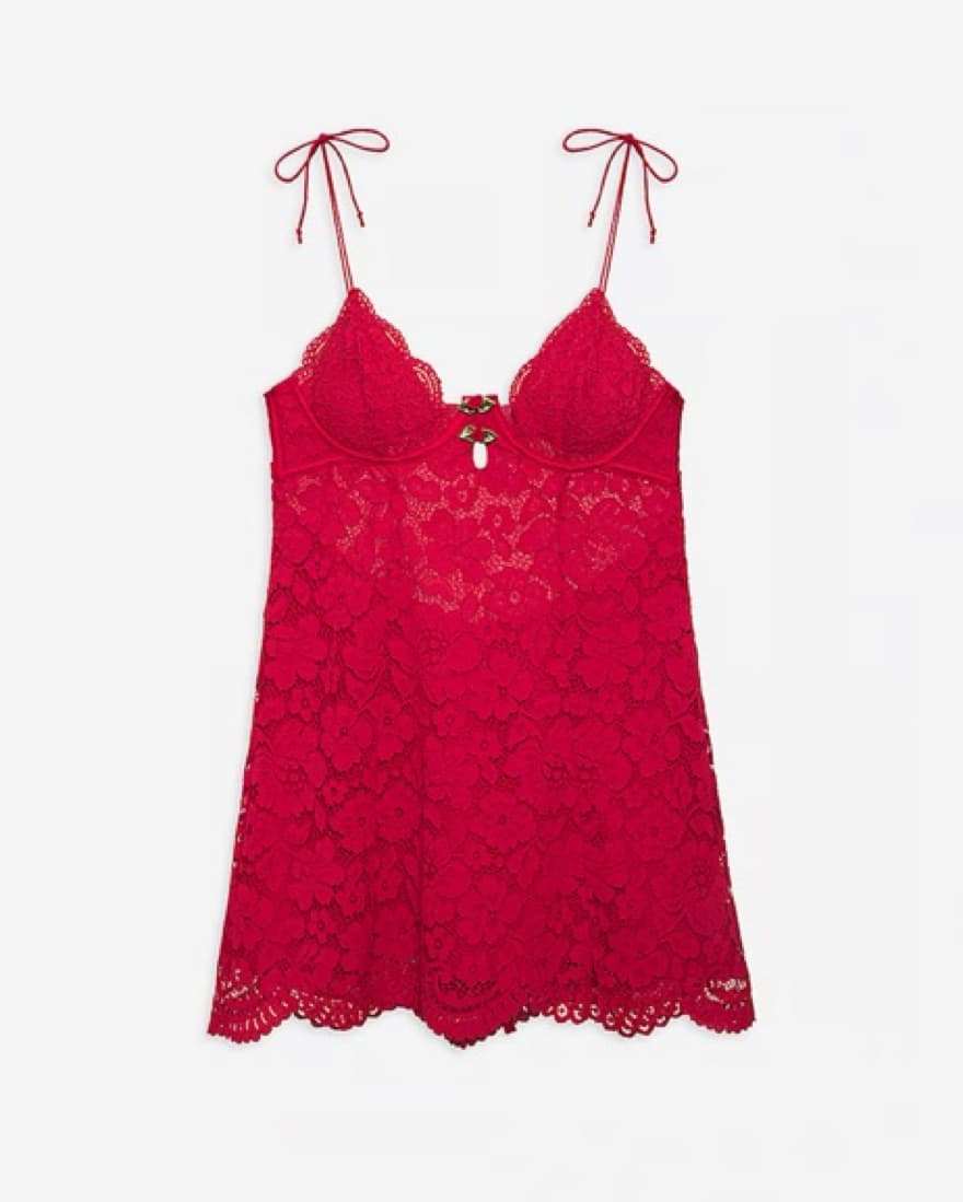 For Love & Lemons Creamsicle Lace Dress - Image 3
