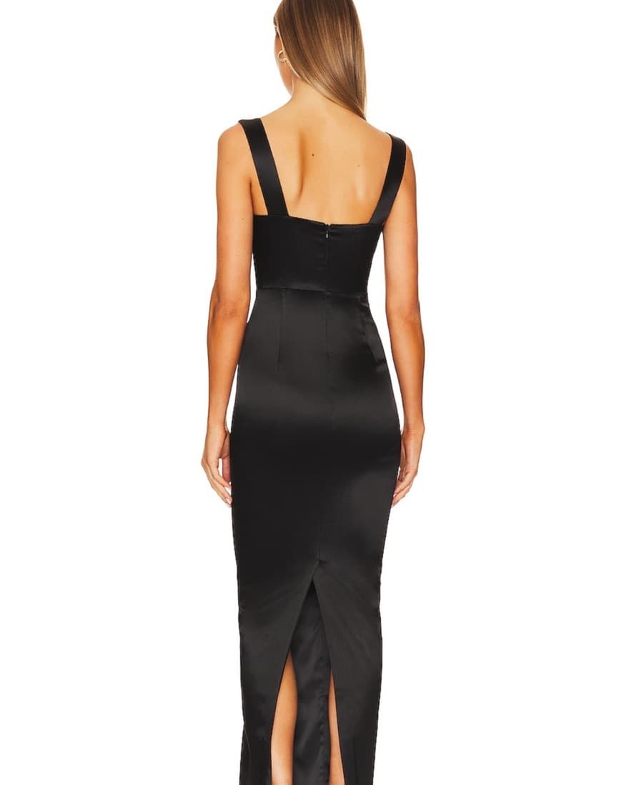 Sau Lee Black Tie Dress - Image 2