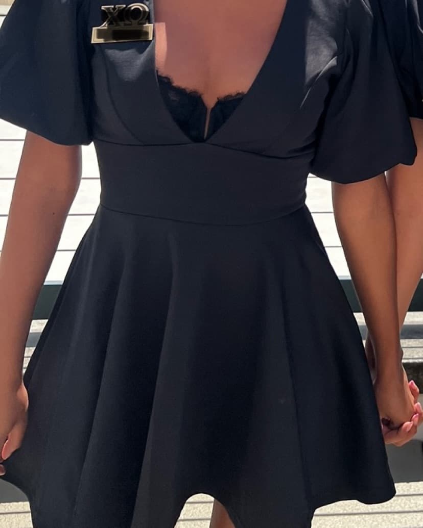 Black Mini Dress - Image 1