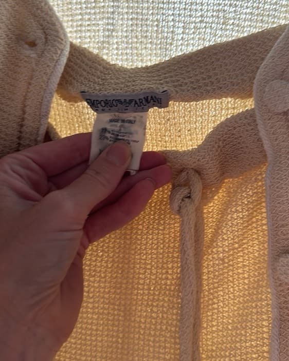 Vintage Armani Crochet Beach Set  - Image 3