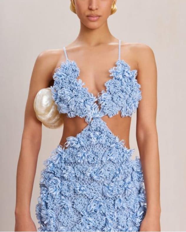 Cult Gaia crochet Dress - Image 5