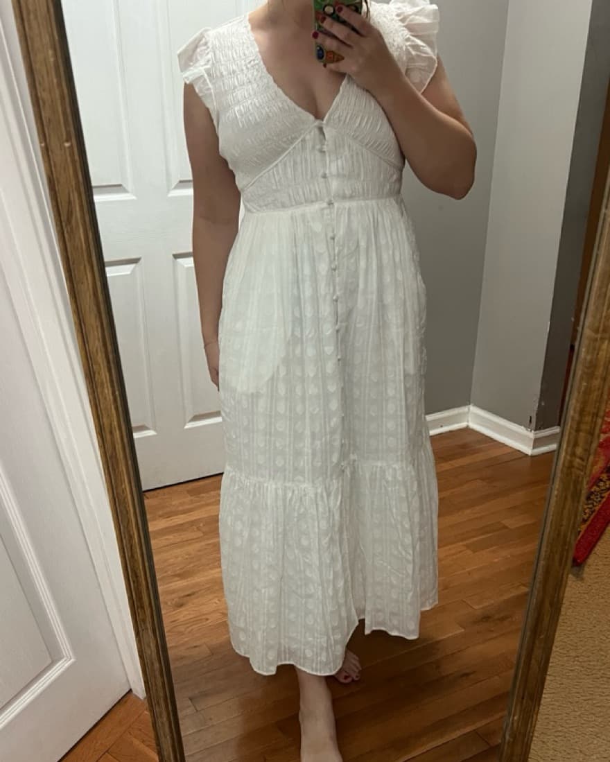 Anthropologie Peregrine White Dress - Image 1