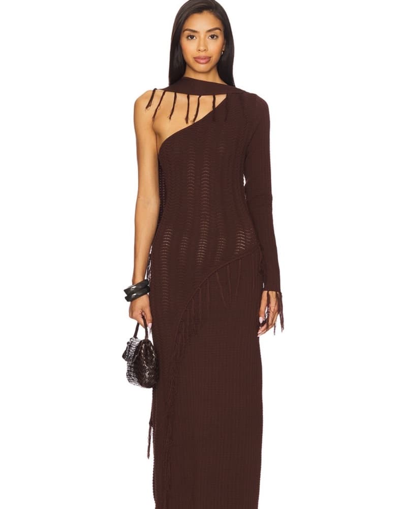 Stunning Fringed Maxi Dress - Image 1