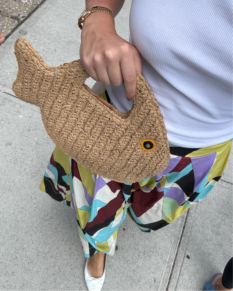 Simon Miller Woven Fish Bag - Image 1