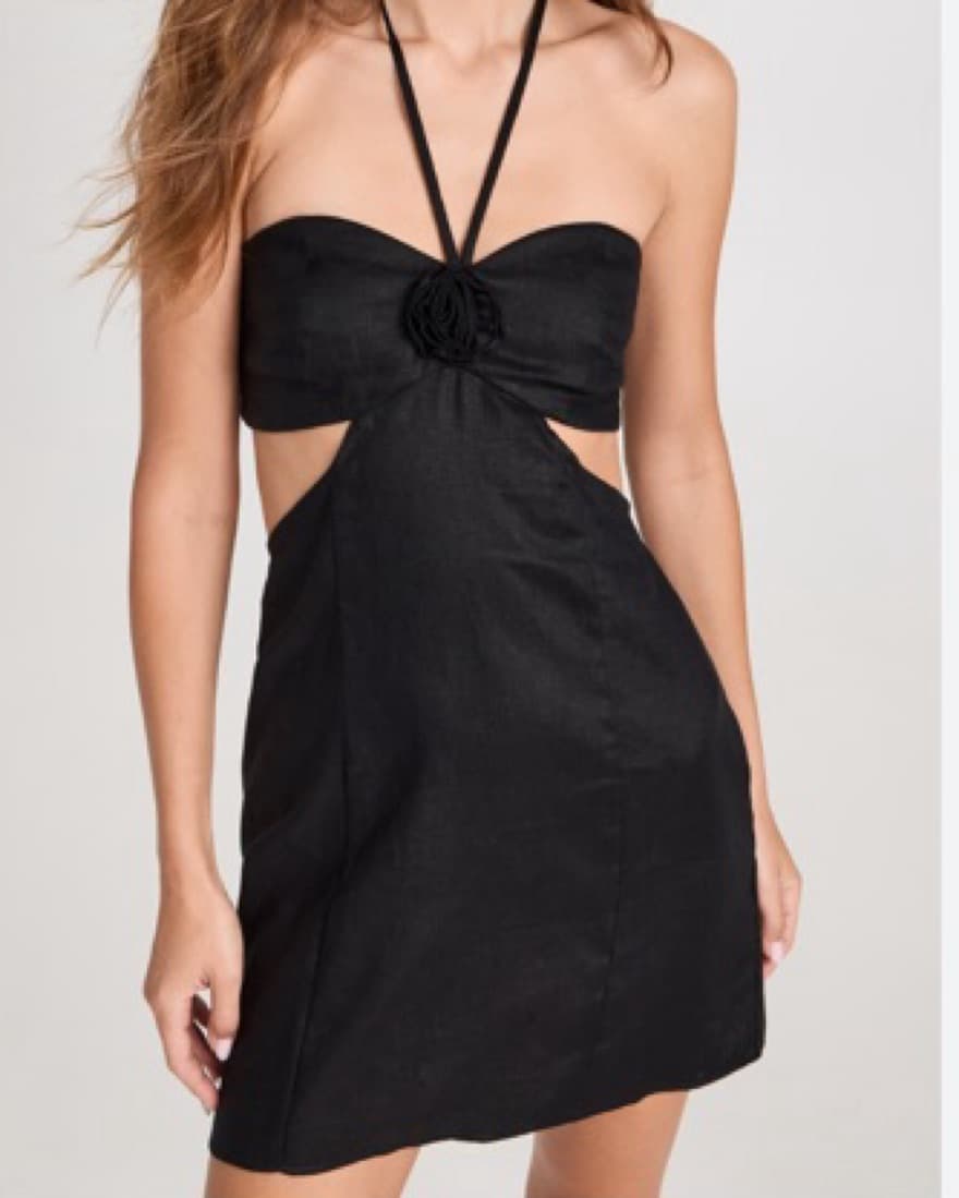 Reformation Mairwen Linen Cut Out Dress  - Image 2