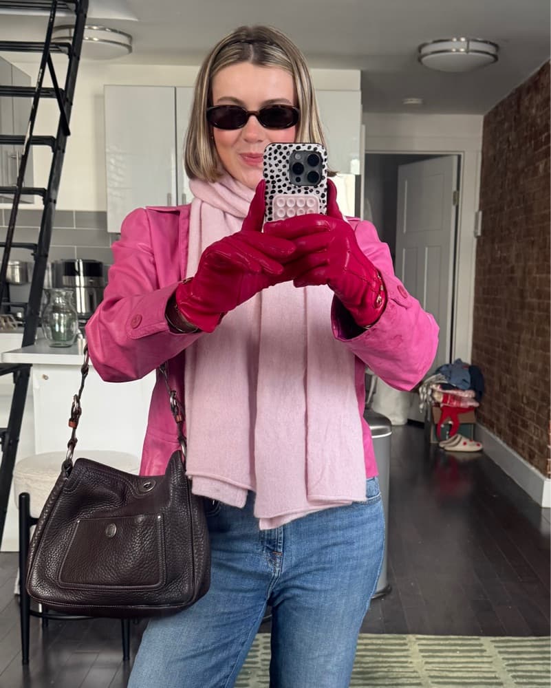 Vintage Leather Valentino Biker Jacket - Image 2