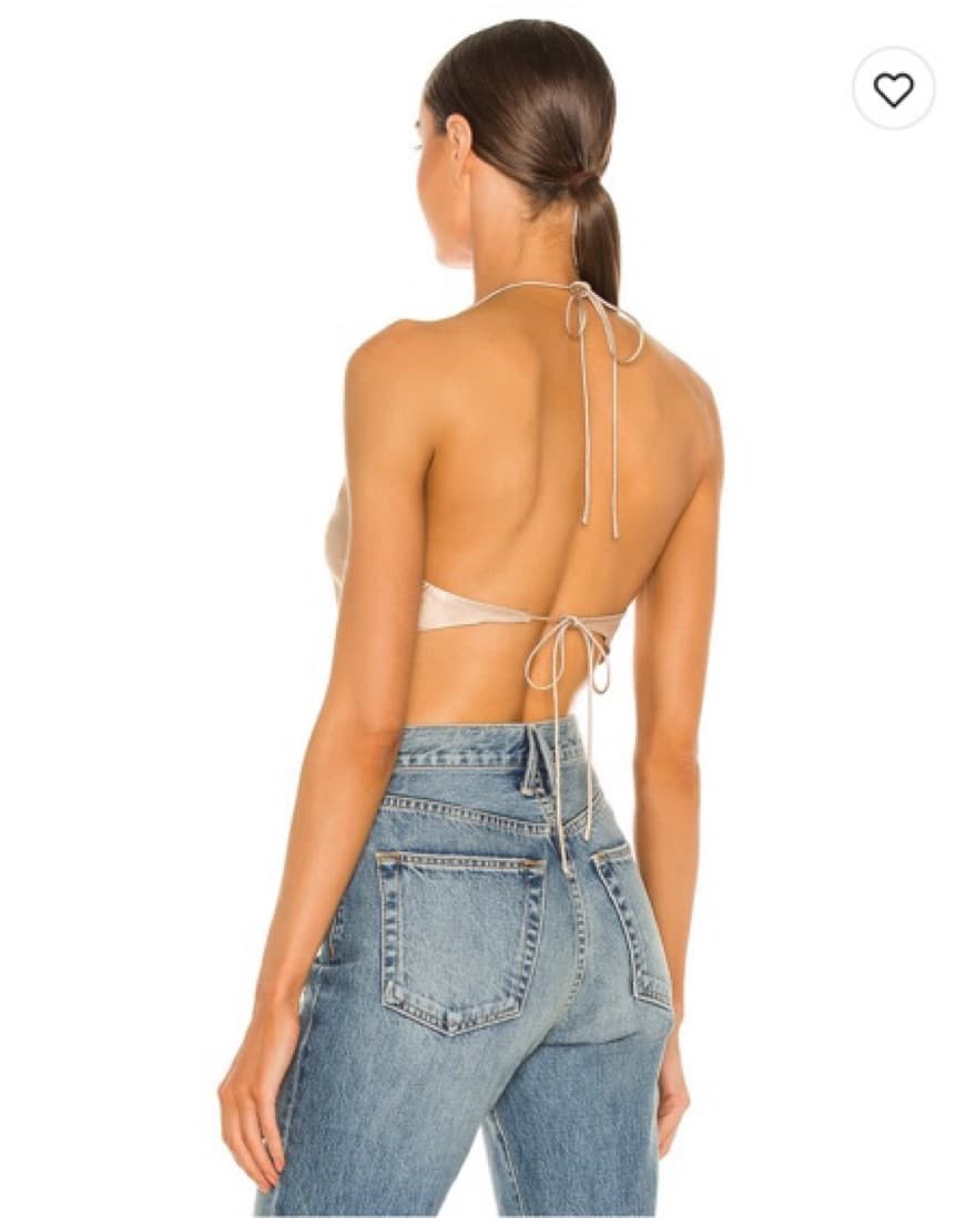 Silk Halter Scarf Top - Image 4