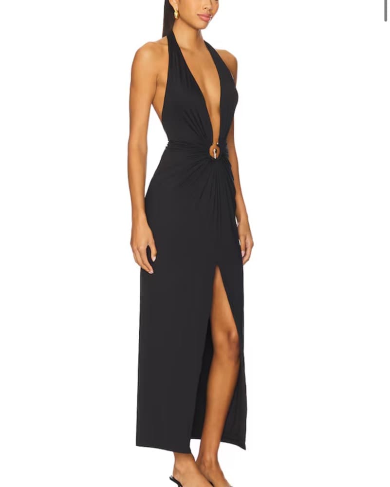 Bardot Alma Plunging Midi Dress - Image 2