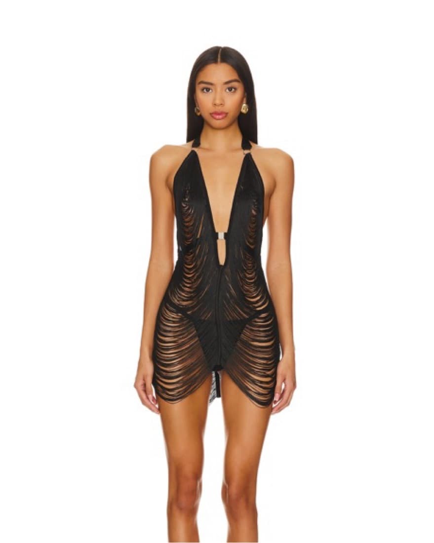 Fringe Benefits Slip In Black - Image 2
