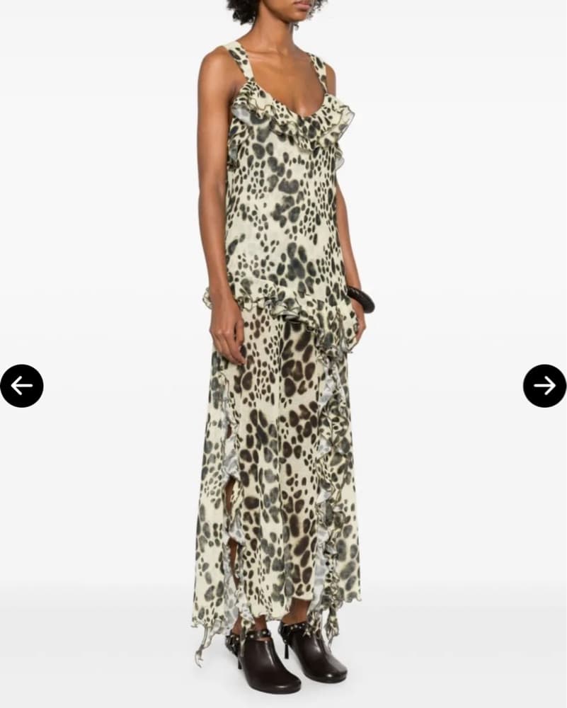 Animal Print Siedres Dress - Image 2