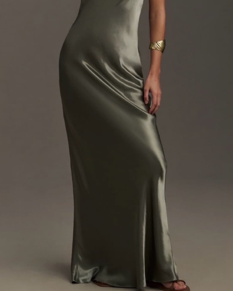 Anthropologie Strapless Maxi Slip Dress - Image 3