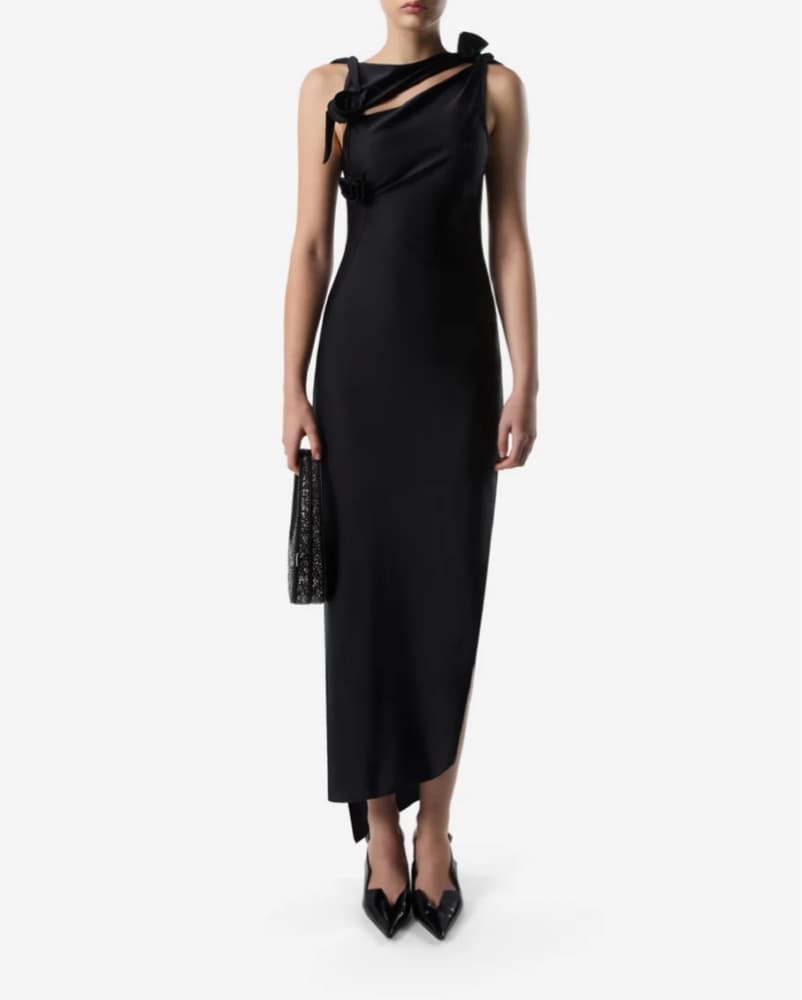 Coperni Asymetric Flower Gown - Image 1