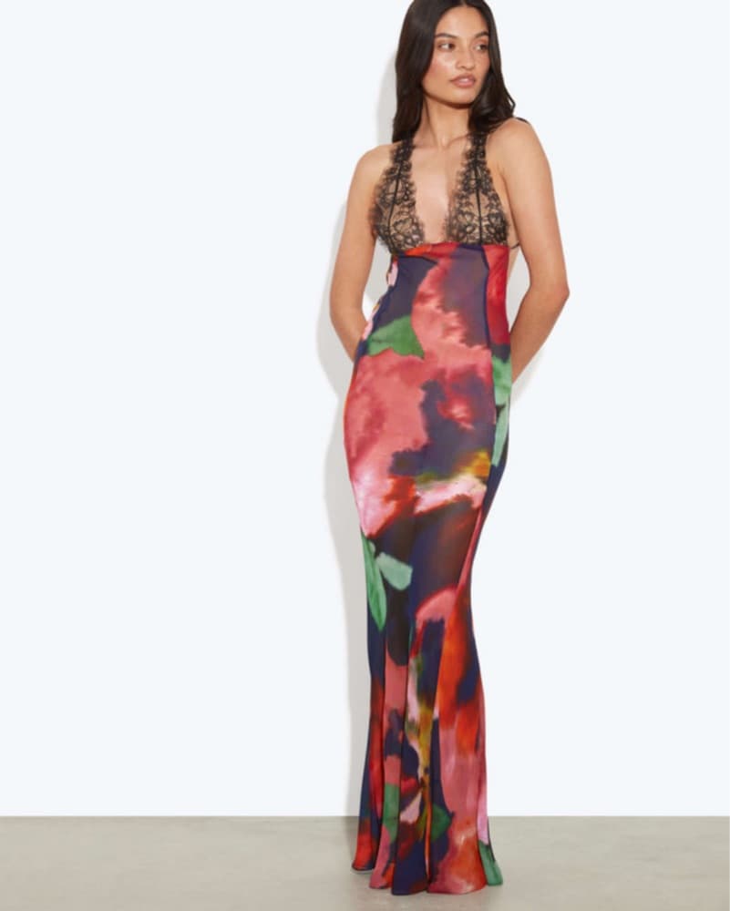 Rat and Boa PAOLA FLORAL SLIP DRESS - Image 1