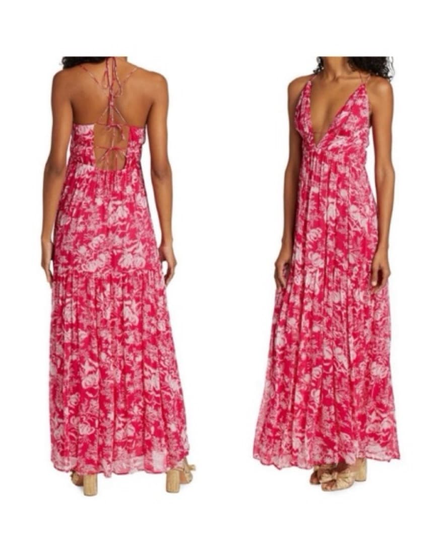 Ba&Sh Pink Maxi Dress  - Image 3