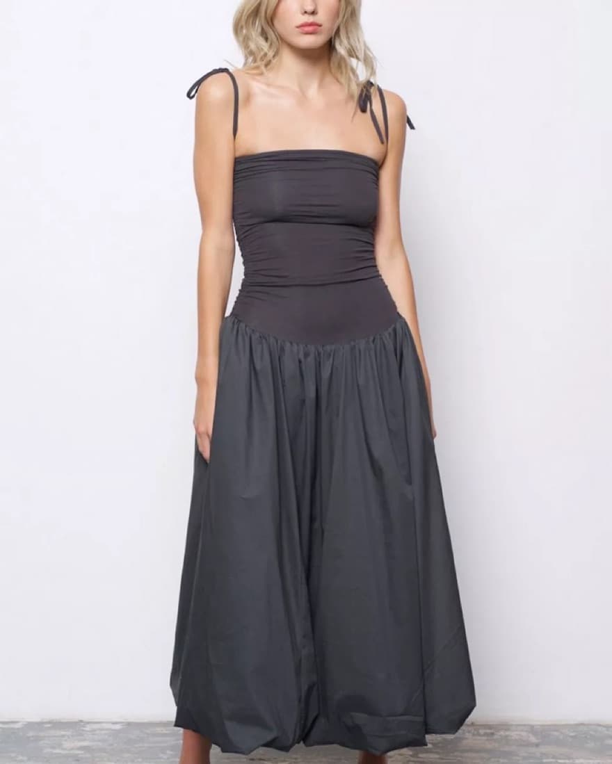 Amy Lynn Puffball Midi Dress - Image 4