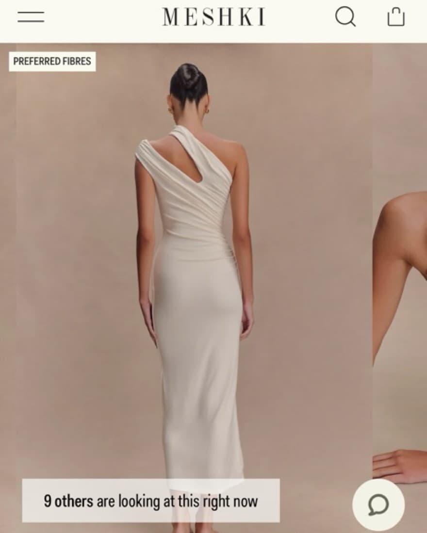 Meshki Anastasia One Shoulder Modal Midi - Image 2