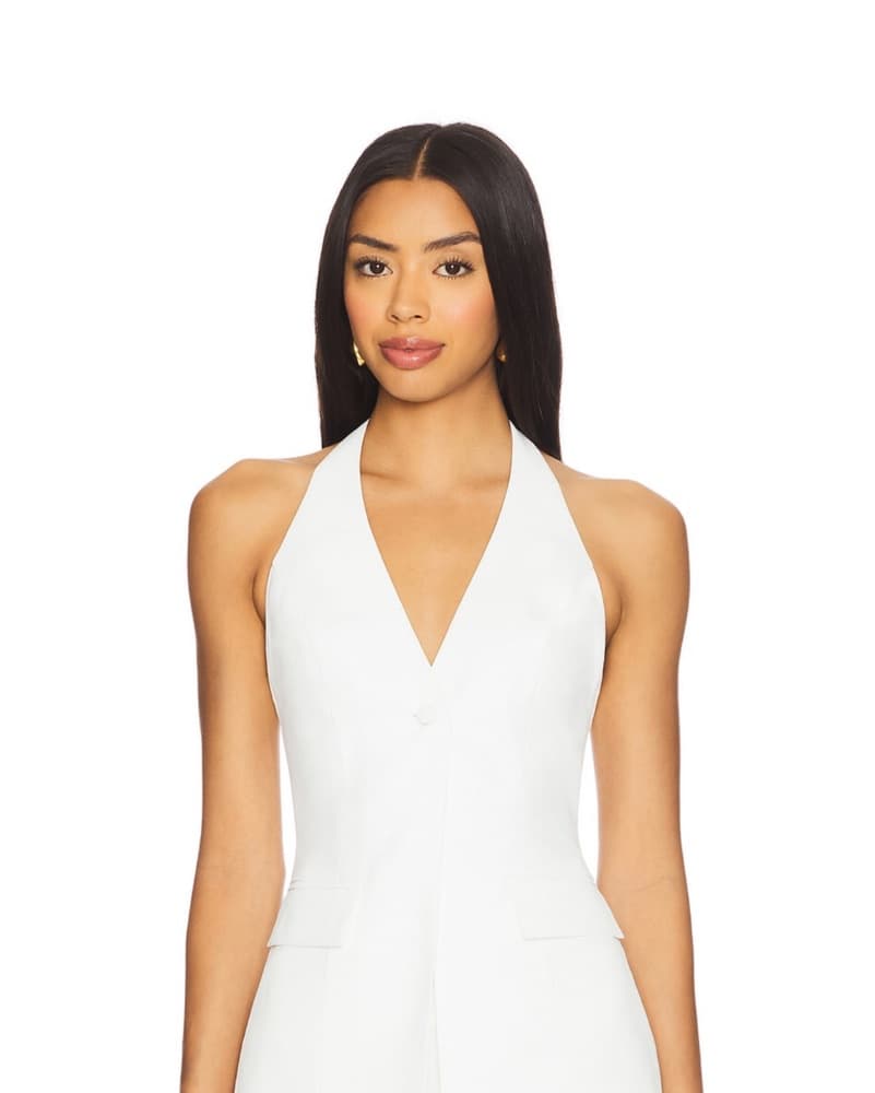 Sleek Halter Neck Mini Dress - Image 1