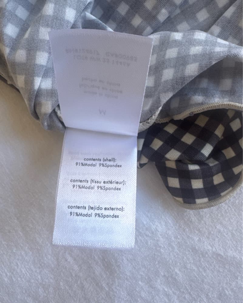 Gingham Lettuce Edge Tank - Image 3