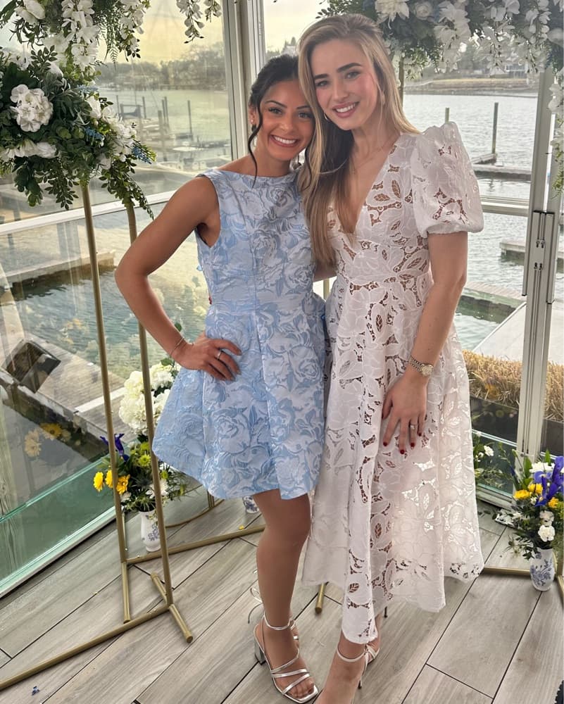 Blue Floral Dress - Image 4