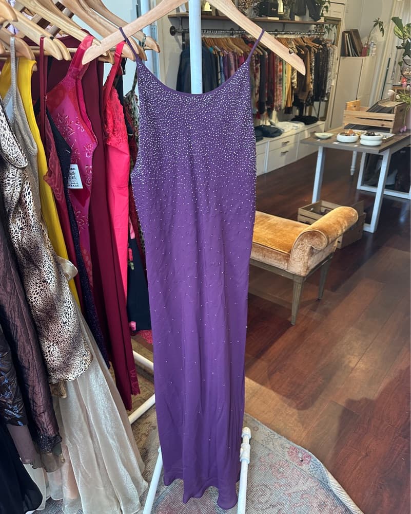 Sparkling Purple Gown - Image 1