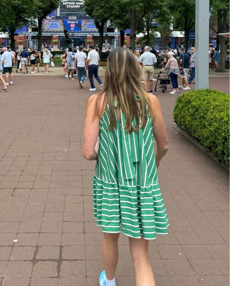 Staud Green Halter Dress - Image 2