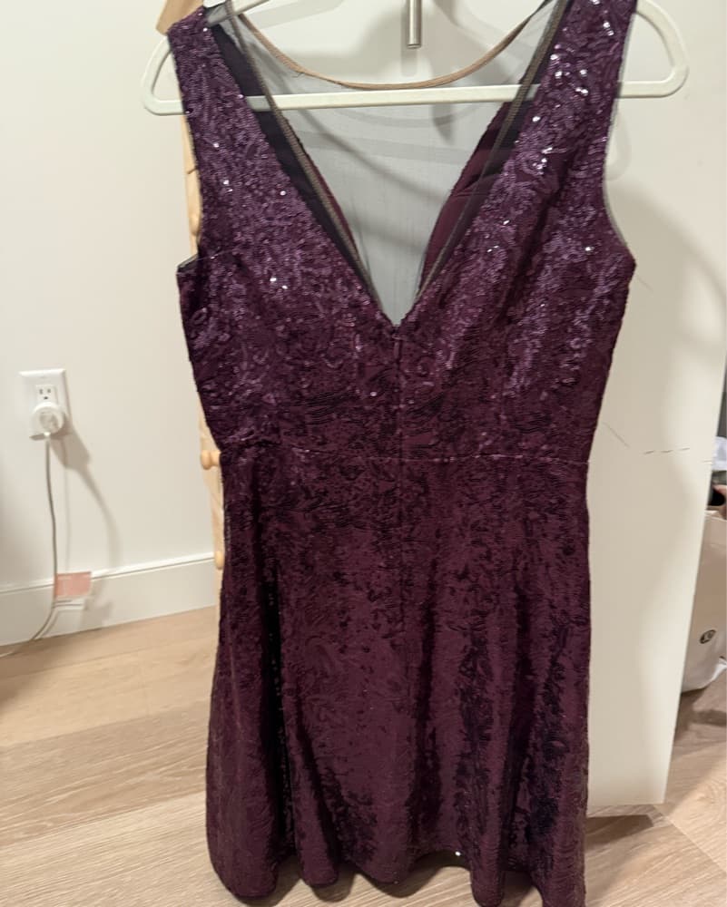 BCBG Purple Sequin Mini  - Image 2