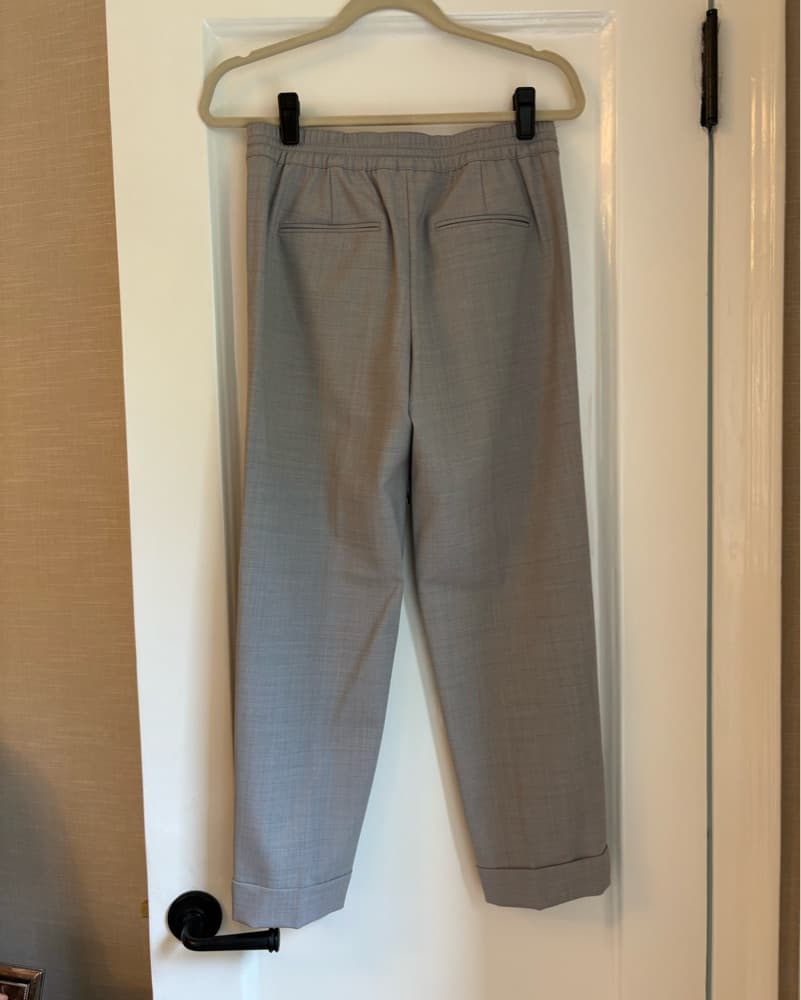 Club Monaco Gray Linen Blend Pants - Image 1