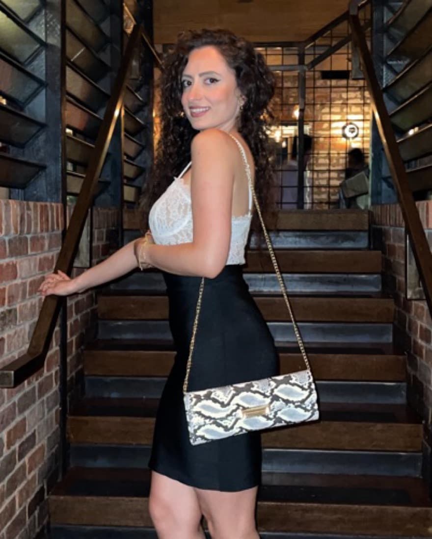 BCBGeneration Black And White Bag - Image 1