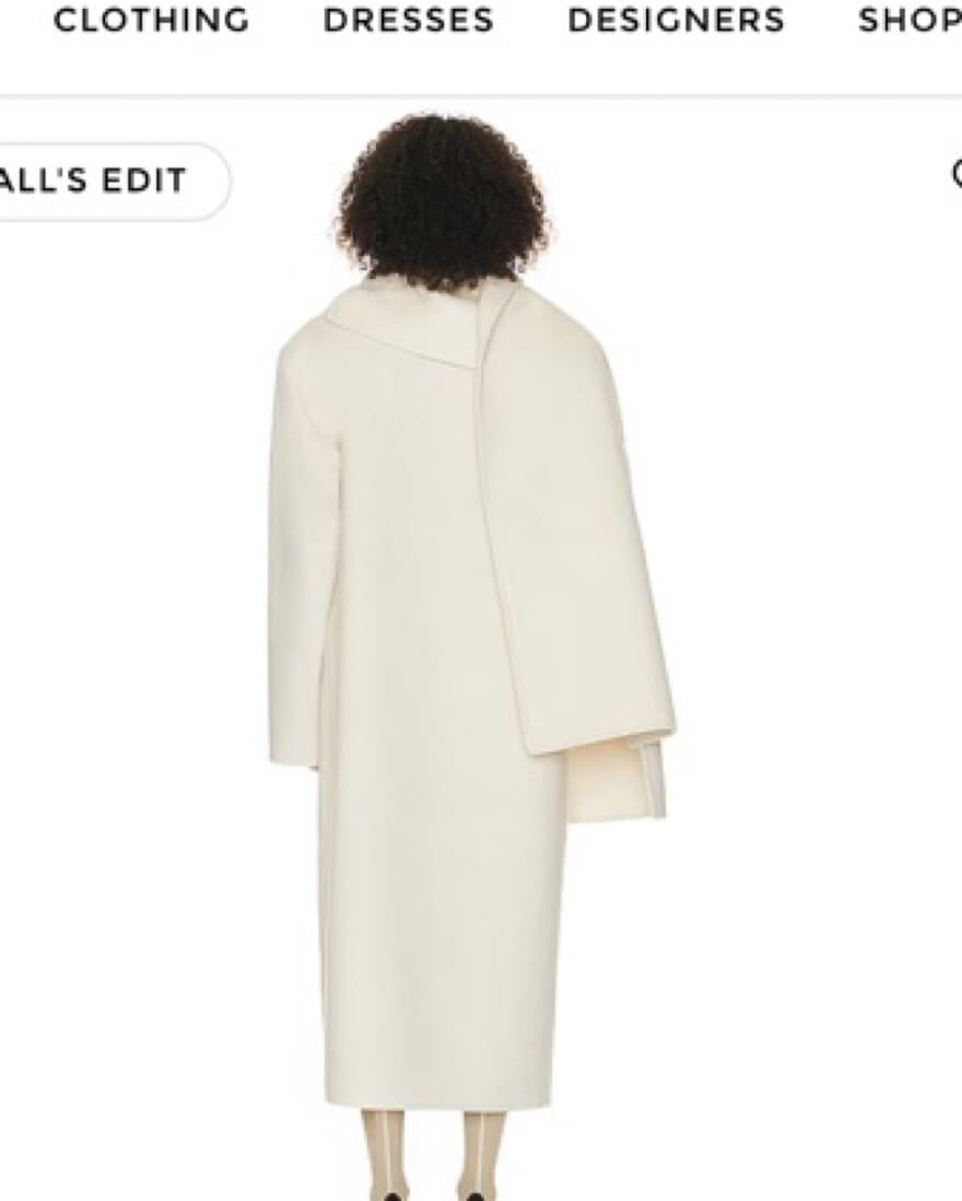 Helsa Oversized Coat + Detachable Scarf - Image 2