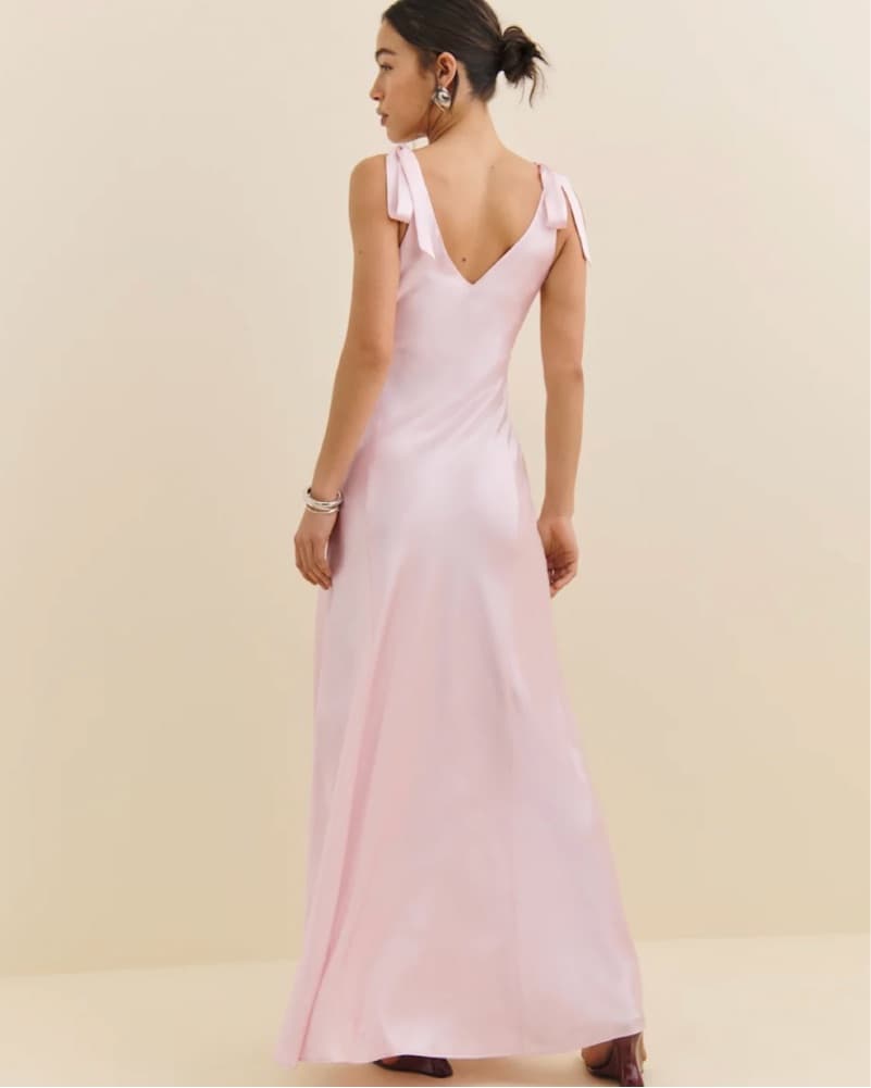 Reformation Pernille Silk Dress  - Image 4