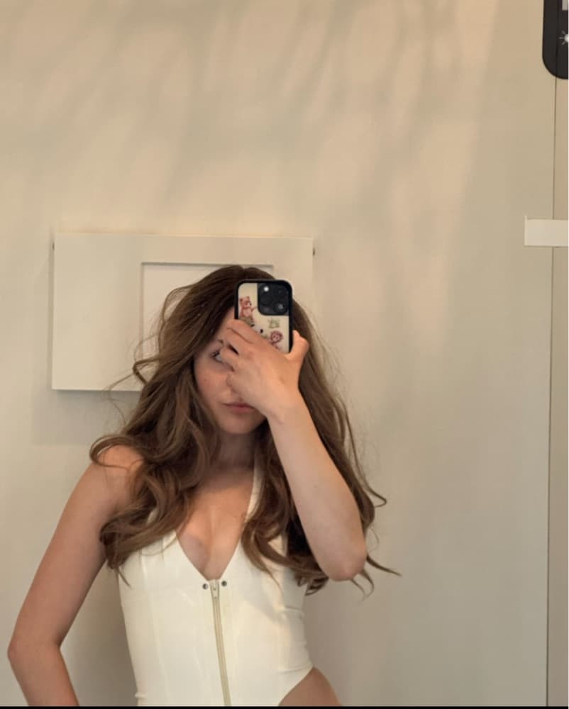 Miaou White Halter Corset - Image 3