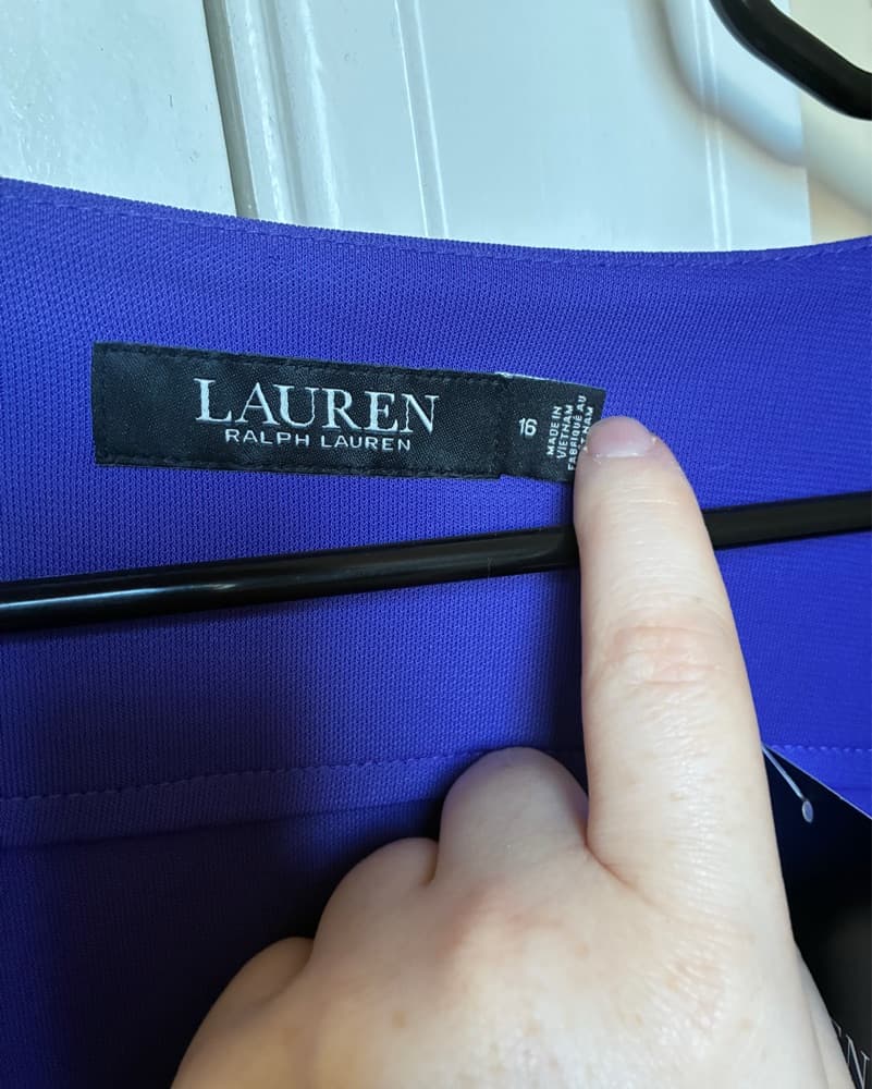 Ralph Lauren Blue Midi Dress - Image 2