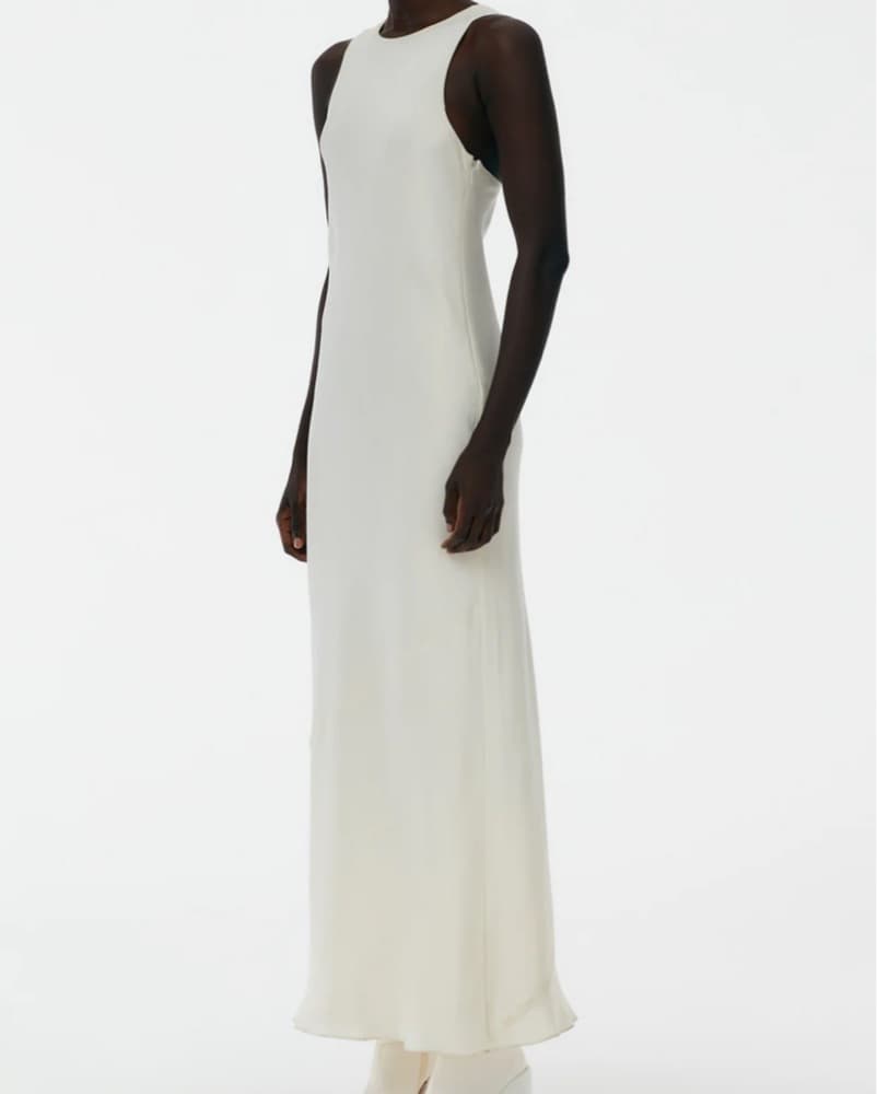 Tibi 4-Ply Silk Bias Dress - Image 3