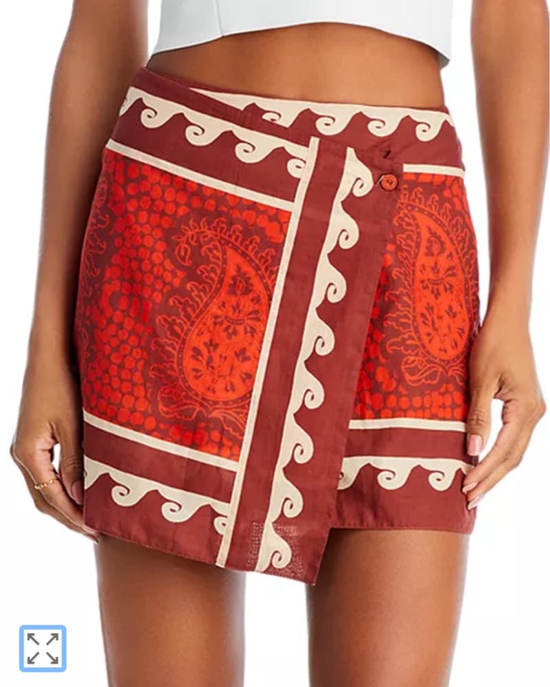 Johanna Ortiz Wrap Mini Skirt - Image 4
