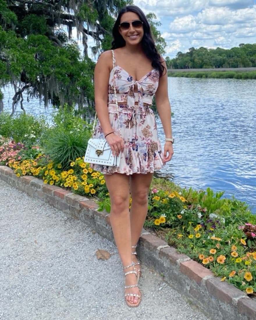 Two Piece Floral Set - Image 1
