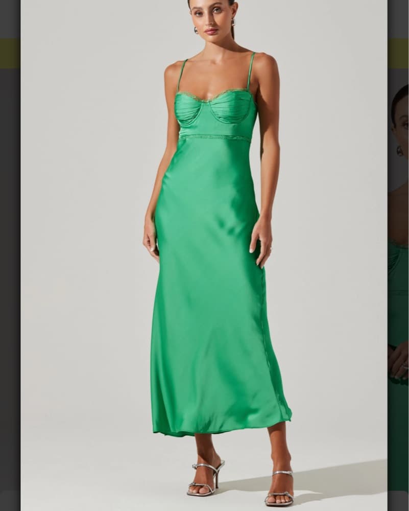 ASTR The Label Florianne Satin Maxi  - Image 1