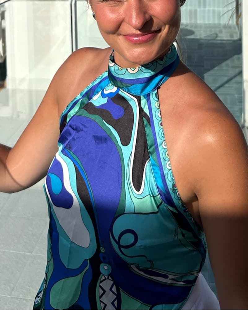 Pucci Inspired Scarf Top - Image 3