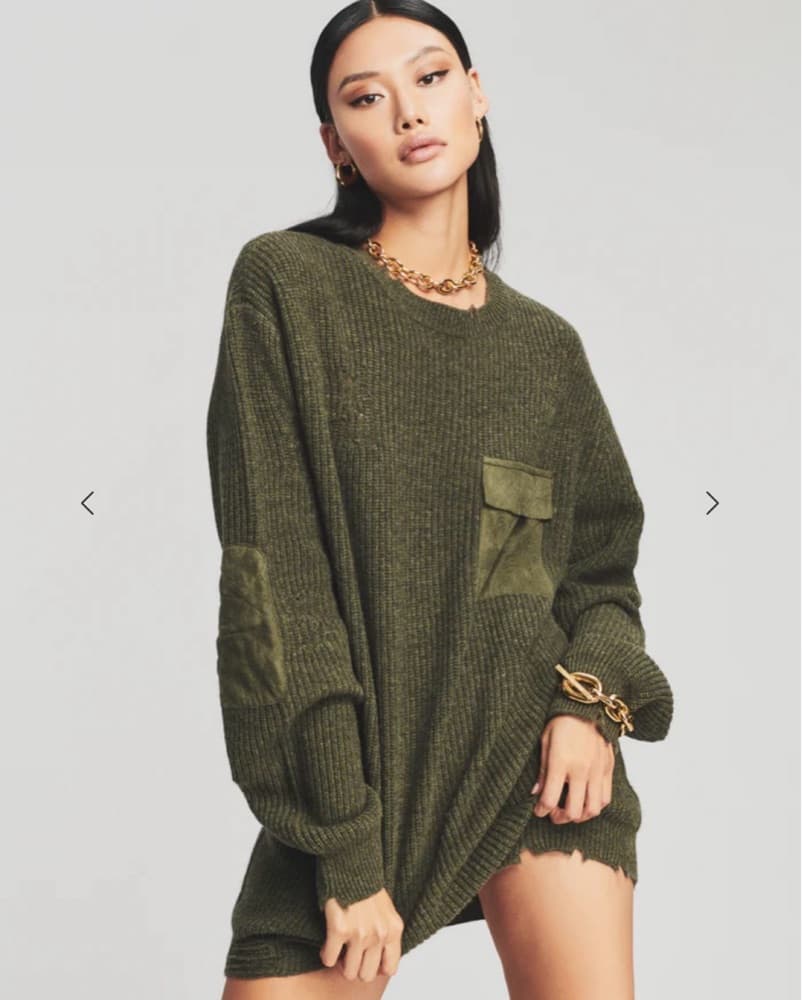 Retrofête Cozy Knit Oversized Dress - Image 4