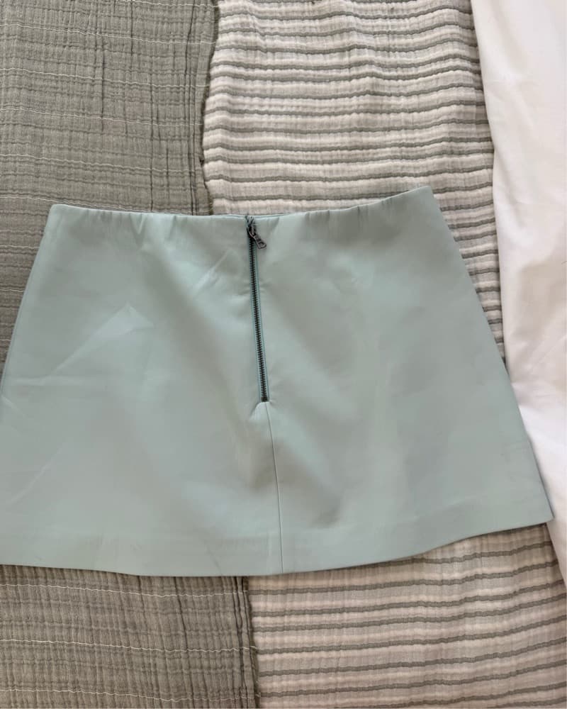 Alice And Olivia Baby Blue Mini Skirt  - Image 5