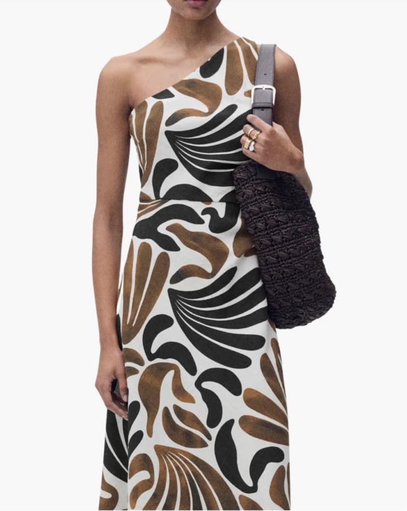 MANGO Abstract Midi Dress - Image 2