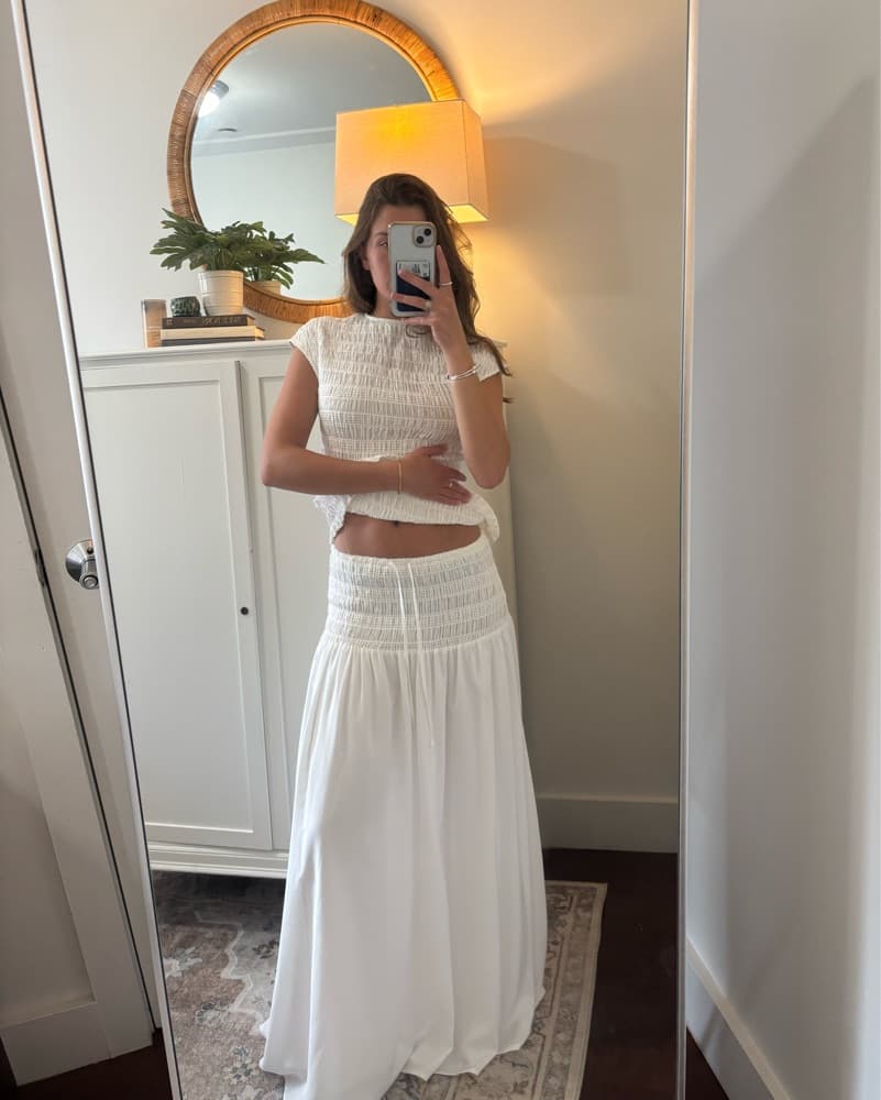 Dissh White Maxi Skirt Set - Image 2