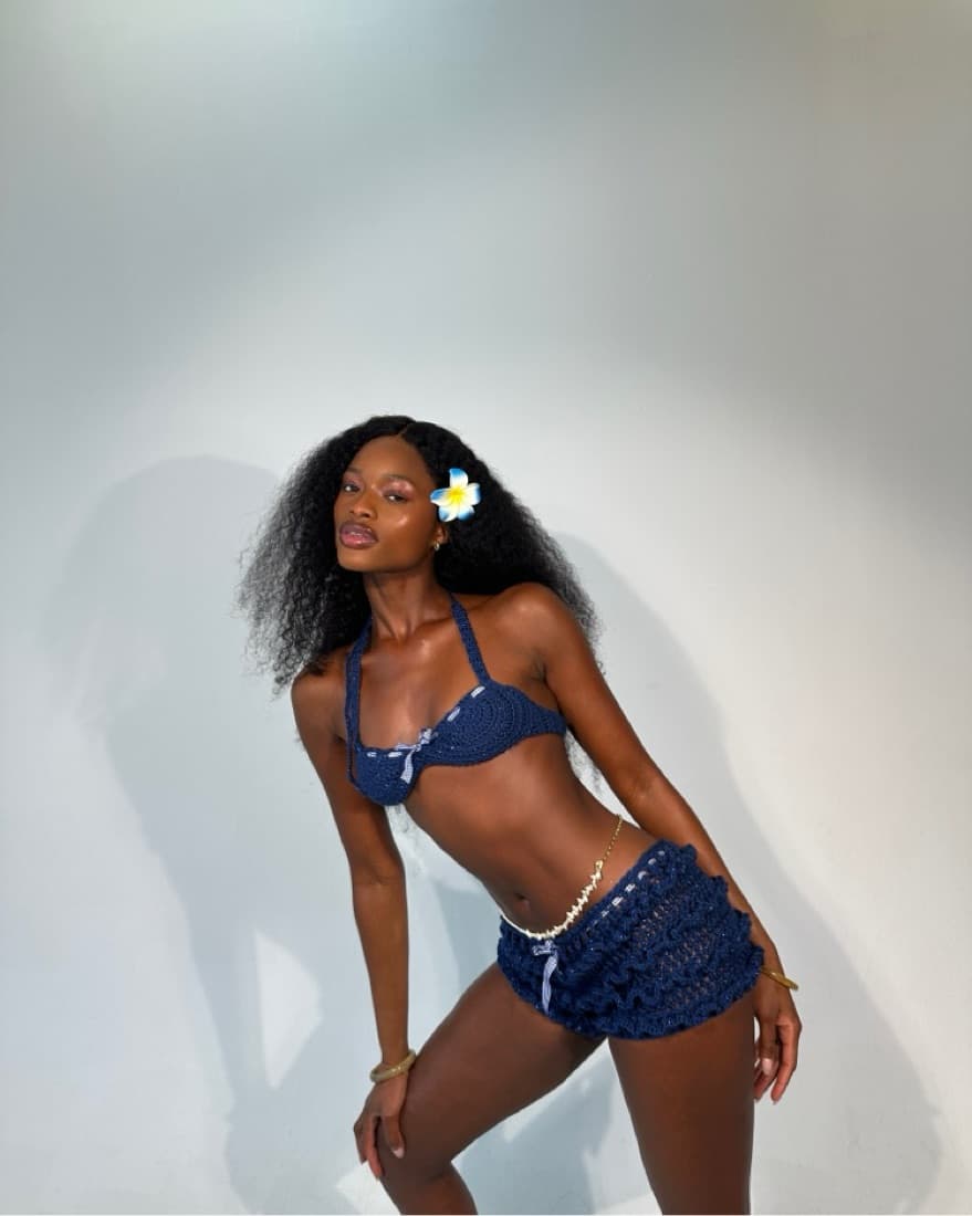 Handmade Crochet Two Piece Set - Image 6