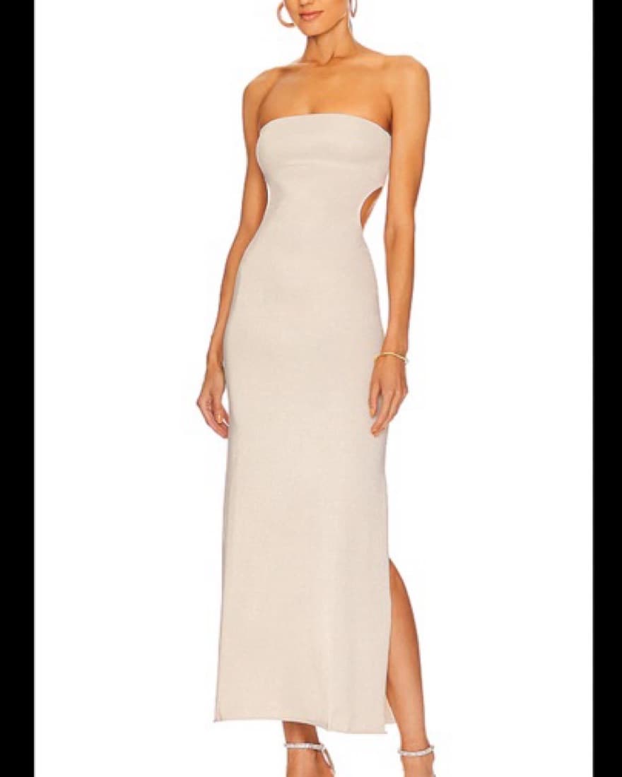 REVOLVE Mambo Midi Dress in Cristal Baob - Image 1