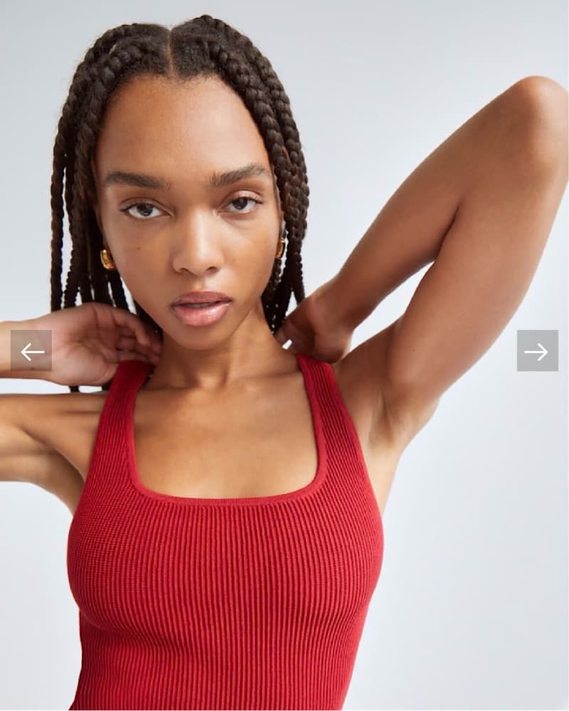 Vibrant Ribbed Cropped Tank - Image 1