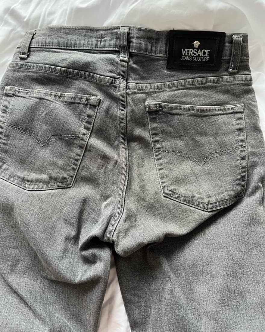 Black Versace Jeans Couture Jeans 32 36 - Image 5