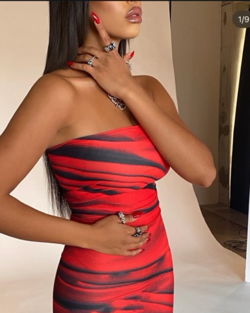 Tara Hakin Bandage Print Dress - Image 2