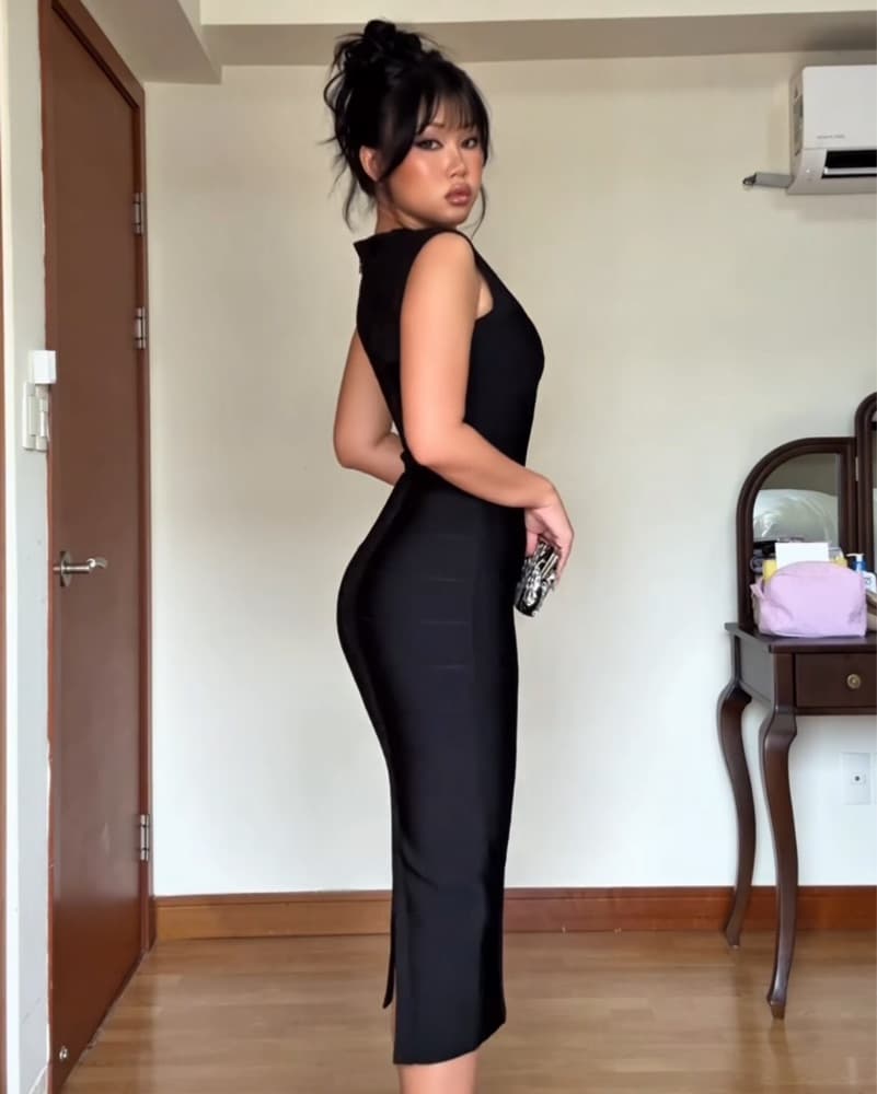 House Of Cb Super Plunge Bandage Dress - Image 4